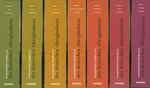 Handwörterbuch des deutschen Aberglaubens. 10 Bände Handwörterbuch des deutschen Aberglaubens. 10 Bände