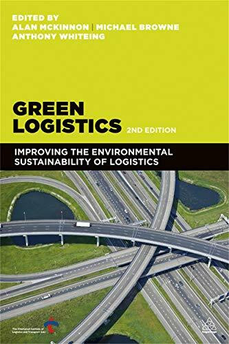 Green Logistics: Improving The Environmental Sustainability Of Logistics