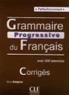 Grammaire progressive du Francais Perfectionnement klucz