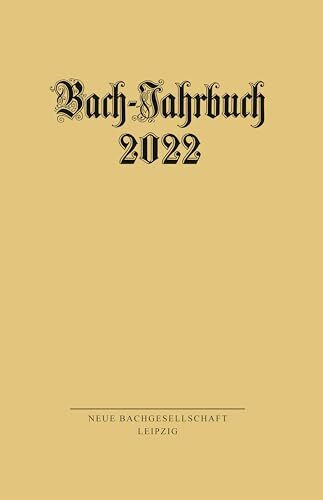 Bach-Jahrbuch 2022