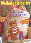 Weihnachtsmotive mit Transfer-Stoffmalfarben