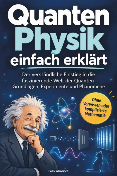 Quantenphysik einfach erklärt: Der verständliche Einstieg in die faszinierende Welt der Quanten – Grundlagen, Experimente und Phänomene, ohne Vorwissen oder komplizierte Mathematik