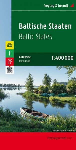Baltische Staaten / Baltic States 1 : 400 000 Autokarte