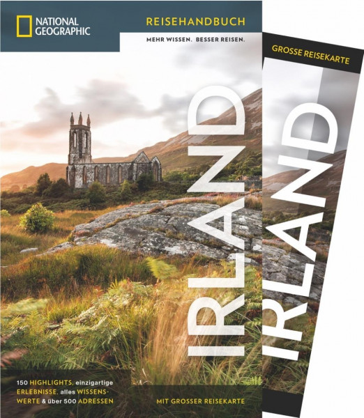 National Geographic Reiseführer Irland: Mit Karte, Sehenswürdigkeiten und Geheimtipps von Irland wie Waterford, Ring of Kerry und Cliffs of Moher, Connemara, Dublin und Belfast.