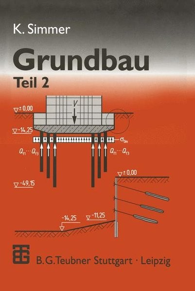 Grundbau, 2 Tle., Tl.2, Baugruben und Gründungen