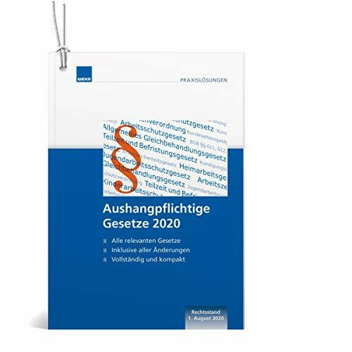 Aushangpflichtige Gesetze 2020