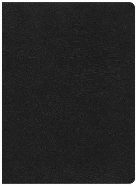 CSB Life Essentials Study Bible, Black Genuine Leather