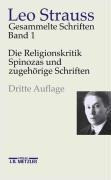 Die Religionskritik Spinozas und zugehörige Schriften