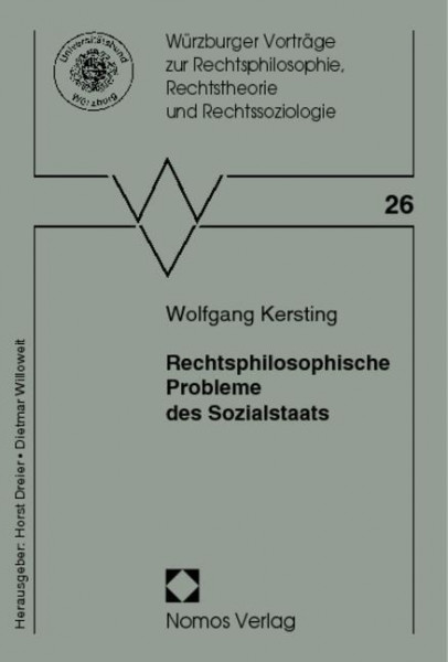 Rechtsphilosophische Probleme des Sozialstaats