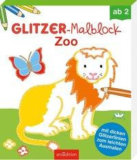 Glitzer-Malblock Zoo