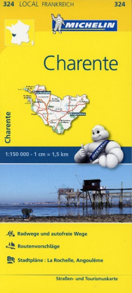 Michelin Charente 1 : 150 000