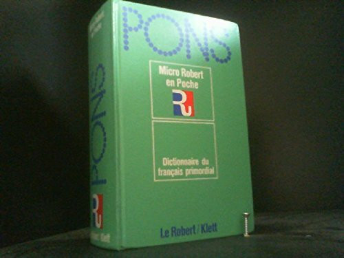 PONS Micro Robert en Poche. Dictionnaire du français primordial
