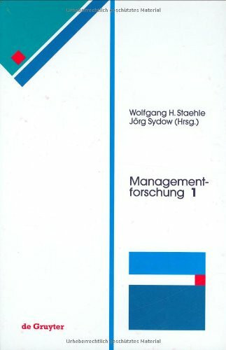 Managementforschung, Bd.1