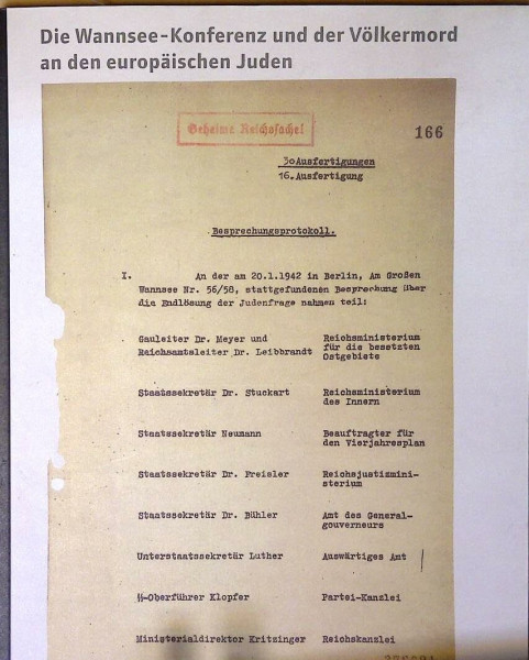 Die Wannsee-Konferenz und der Völkermord an den europäischen Juden: Katalog der ständigen Ausstellung