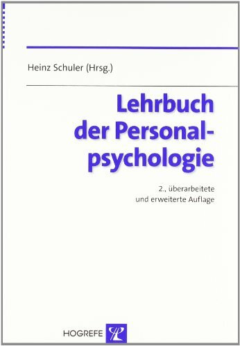 Lehrbuch der Personalpsychologie