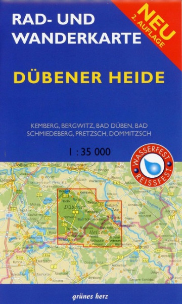 Rad- und Wanderkarte Dübener Heide 1: 35.000