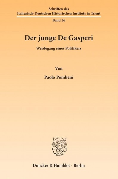 Der junge De Gasperi