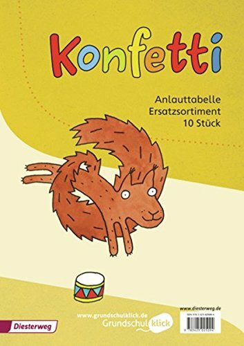 Konfetti - Ausgabe 2013: Anlauttabelle (10 Stk.)