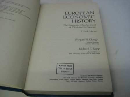 European Economic History