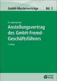 Anstellungsvertrag des GmbH-Fremdgeschäftsführers