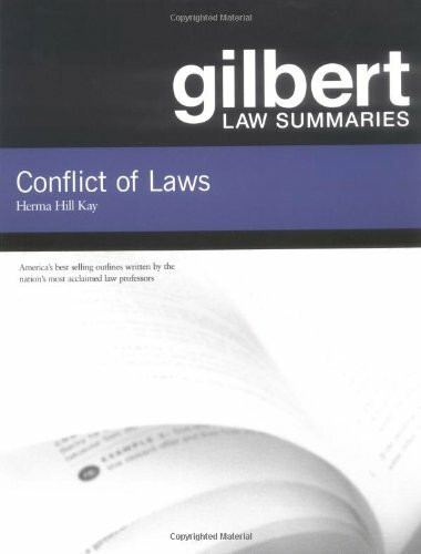 Gilbert Law Summaries on Conflict of Laws