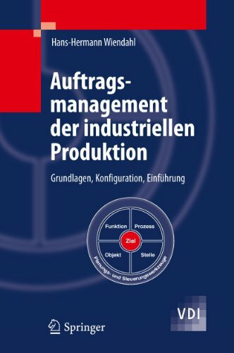 Auftragsmanagement der industriellen Produktion: Grundlagen, Konfiguration, Einführung (VDI-Buch)