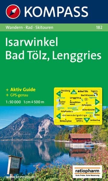 Isarwinkel, Bad Tölz, Lenggries: Wander-, Rad-, Langlauf- und Skitourenkarte, mit Kompass Lexikon. GPS-genau. 1:50.000 Isarwinkel, Bad Tölz, Lenggries: Wander-, Rad-, Langlauf- und Skitourenkarte, mit Kompass Lexikon. GPS-genau. 1:50.000