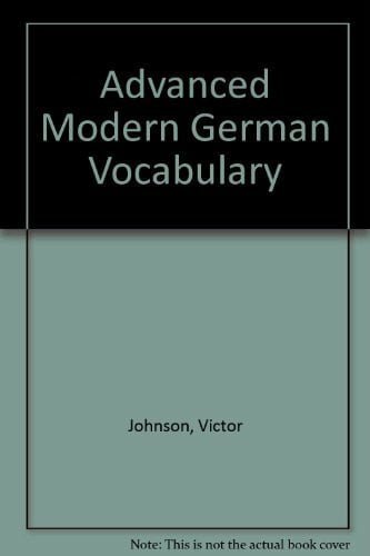 Advanced Modern German Vocabulary