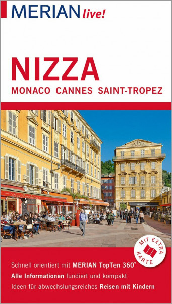 MERIAN live! Reiseführer Nizza Monaco Cannes Saint-Tropez: Mit Extra-Karte zum Herausnehmen