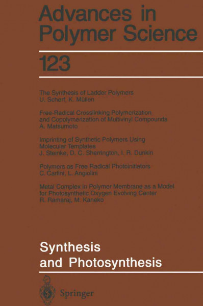 Synthesis and Photosynthesis (Advances in Polymer Science, Band 123)