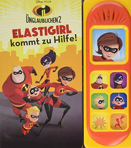 Die Unglaublichen 2 - Disney - Elastigirl kommt zu Hilfe! -Soundbuch - Pappbilderbuch mit 7 coolen Geräuschen für Kinder ab 3 Jahren