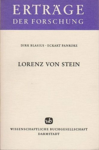 Lorenz von Stein. (Erträge der Forschung)