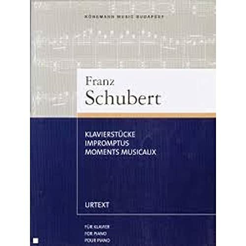 Klavierstücke. Piano pieces: Ungarische Melodie, Alegretto, Impromptus, Moments musicaux, 3 Klavierstücke. Urtext (SPARTITI MUSICA CLASSICA)