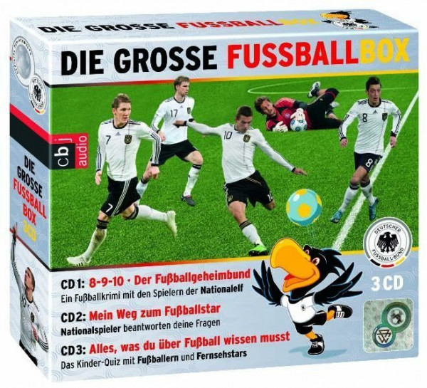 Die große Fußball-Box: 8-9-10 - Der Fußballgeheimbund; Mein Weg zum Fußballstar, Alles, was du über Fußball wissen musst