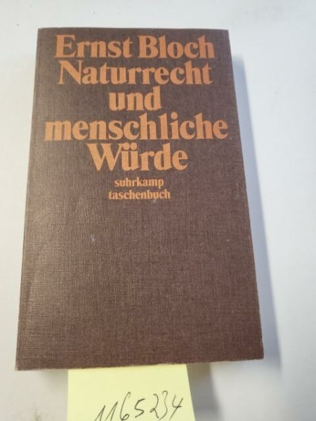 Naturrecht und menschliche Würde.