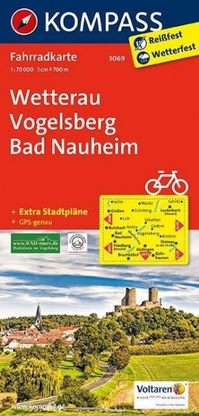 Wetterau - Vogelsberg - Bad Nauheim 1 : 70 000