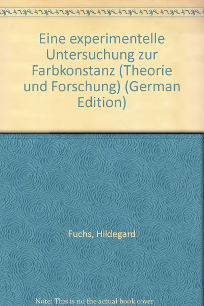 Eine experimentelle Untersuchung zur Farbkonstanz