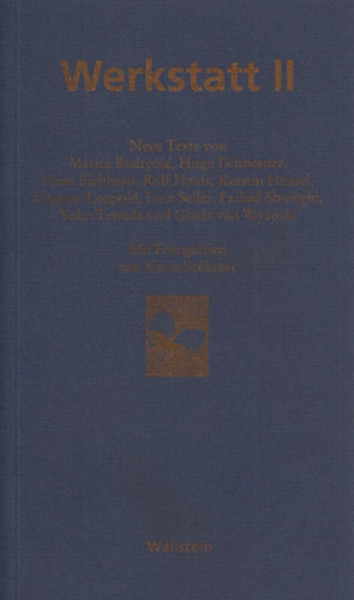 Werkstatt II: Neue Texte von Marica Bodrozic, Hugo Dittberner, Hans Eichborn, Rolf Haufs, Kerstin Hensel, Dagmar Leupold, Lutz Seiler, Farhad Showghi, ... und Gisela Wysocki (Göttinger Sudelblätter)