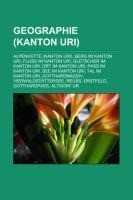 Geographie (Kanton Uri)