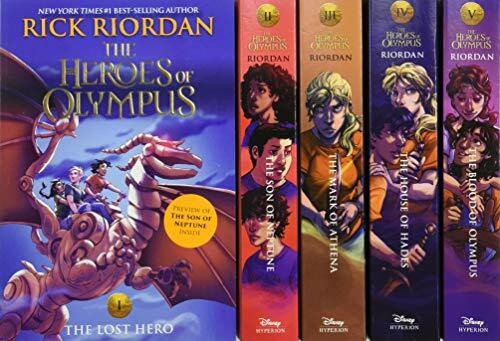 Heroes of Olympus Paperback Boxed Set, The-10th Anniversary Edition [With Poster]