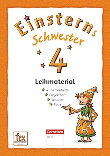 Einsterns Schwester 4. Schuljahr - Themenhefte 1-4 mit Projektheft mit Schuber: Sprache und Lesen. Leihmaterial, Set von 6