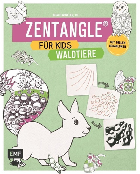 Zentangle für Kids Waldtiere