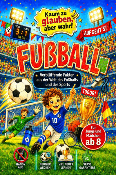 Fußball - Kaum zu glauben, aber wahr!: Verblüffende Fakten aus der Welt des Fußballs und des Sports - Für Jungs und Mädchen ab 8