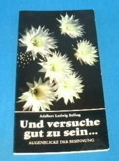 Und versuche gut zu sein: Augenblicke der Besinnung