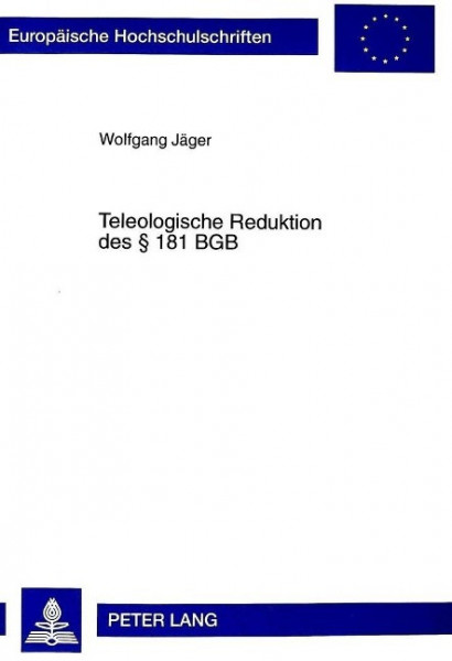 Teleologische Reduktion des § 181 BGB