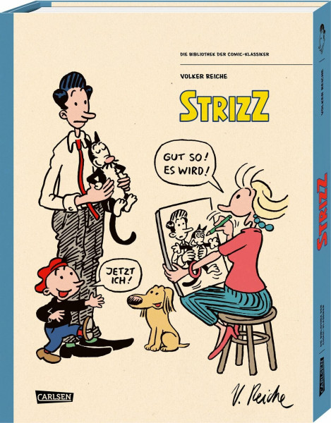 Die Bibliothek der Comic-Klassiker: Strizz: Hochwertiger Sammelband mit den beliebtesten Geschichten von Strizz im Schuber