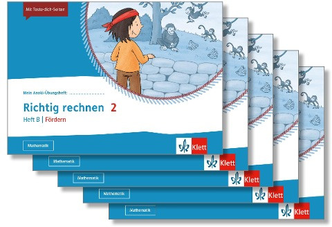 Mein Anoki-Übungsheft. Richtig Rechnen 2 Heft B - Fördern. Übungsheft im 5er-Paket Klasse 2