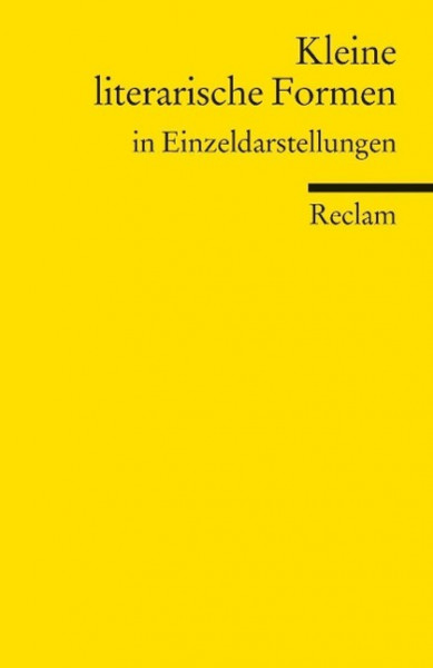 Kleine literarische Formen
