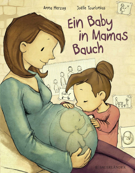 Ein Baby in Mamas Bauch: Ein ehrliches Aufklärungsbuch mit verständlichen Texten und stimmungsvollen Bildern für Kinder ab 6 Jahren