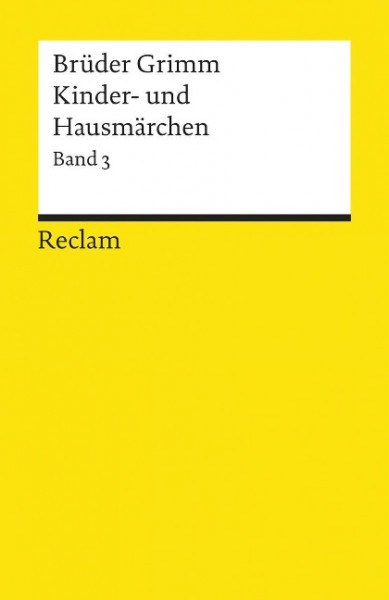 Kinder- und Hausmärchen III